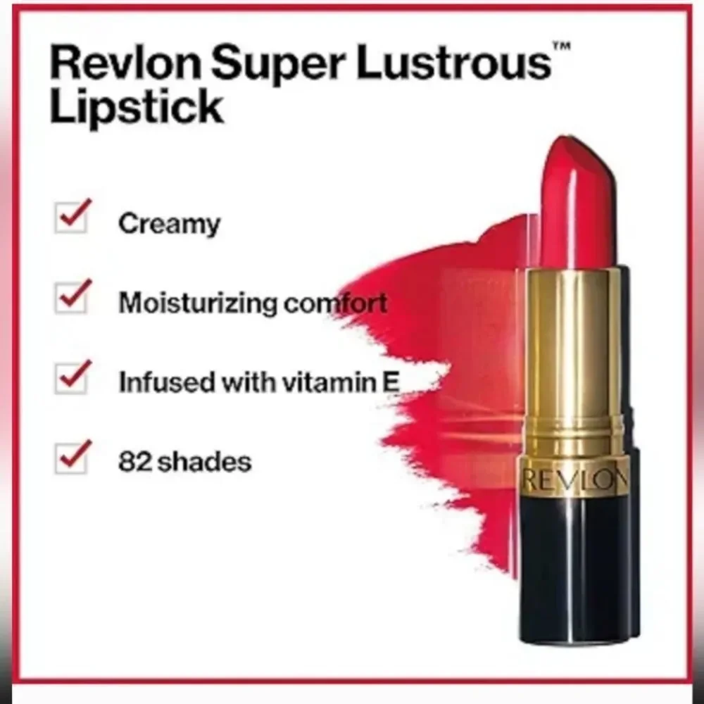 Revlon Super Lustrous Lipstick High Impact Moisturizing 674 Coral Berry